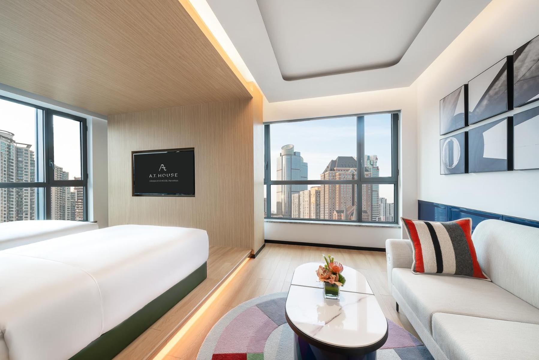 A T House Center Xujiahui - Free Night Snacks From 930pm-11pm Shanghai